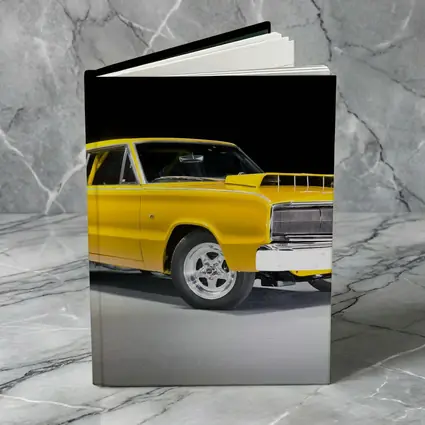 Dodge Charger Classic Yellow Muscle Car Studio