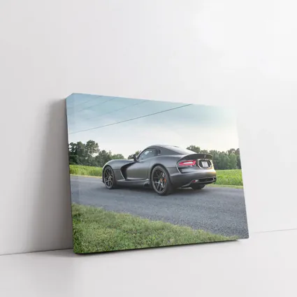 Dodge Viper GTS Matte Gray Country Road
