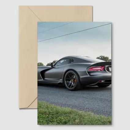 Dodge Viper GTS Matte Gray Country Road