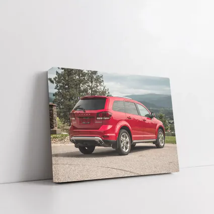 Dodge Journey Crossroad Red SUV Mountains