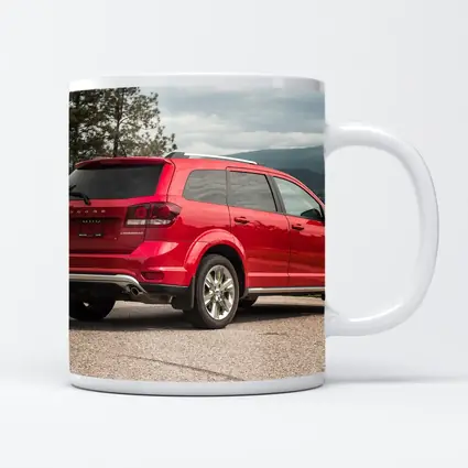Dodge Journey Crossroad Red SUV Mountains