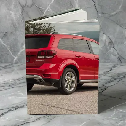 Dodge Journey Crossroad Red SUV Mountains