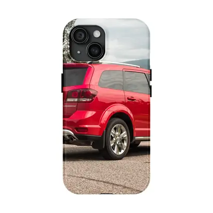 Dodge Journey Crossroad Red SUV Mountains