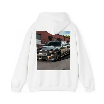 Dodge Charger Satin Camo Wrap Industrial Lot