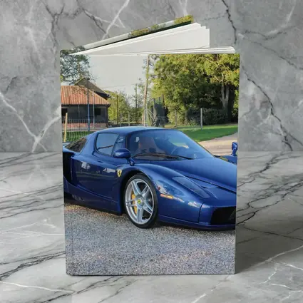 Ferrari Enzo Blue Supercar Countryside Setting