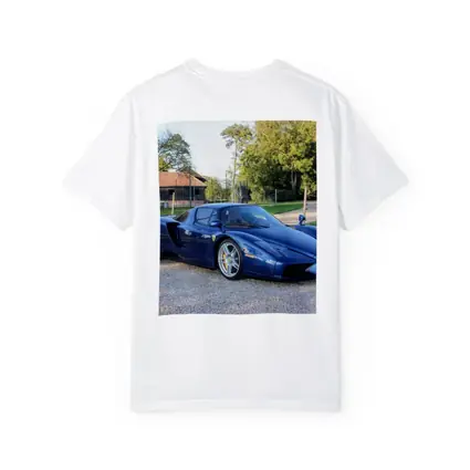 Ferrari Enzo Blue Supercar Countryside Setting