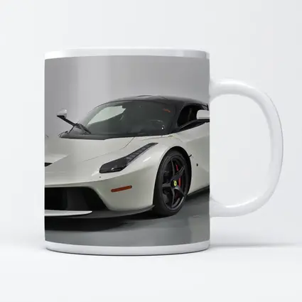 Ferrari LaFerrari White Supercar Studio Shot