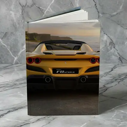 Ferrari F8 Spider Yellow Coastal Road