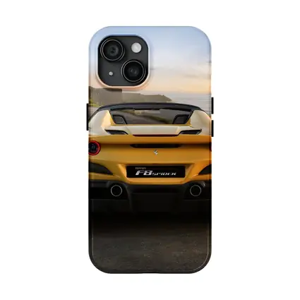 Ferrari F8 Spider Yellow Coastal Road