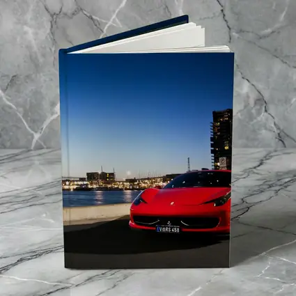 Ferrari 458 Italia Red City Dusk