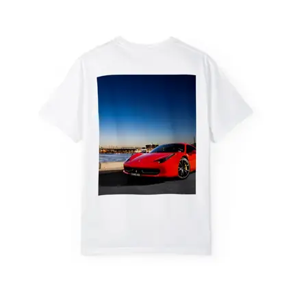 Ferrari 458 Italia Red City Dusk