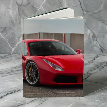 Ferrari 488 GTB Red Supercar Track Setting