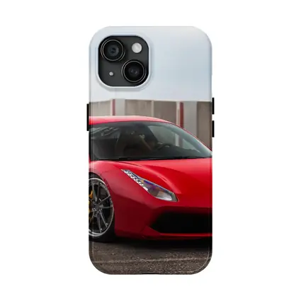Ferrari 488 GTB Red Supercar Track Setting