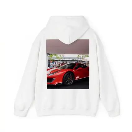 Ferrari 488 Pista Red Racing Car Event