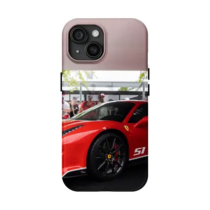 Ferrari 488 Pista Red Racing Car Event