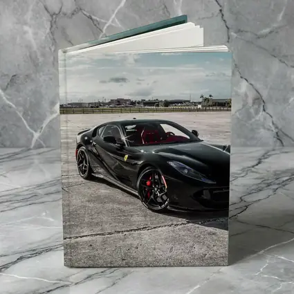 Ferrari 812 Superfast Black On Track