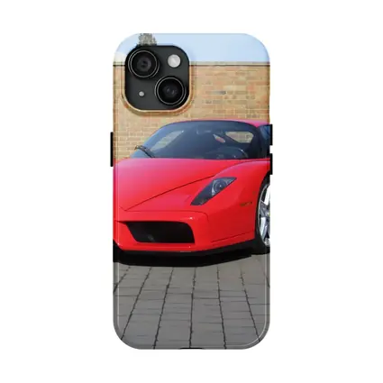 Ferrari Enzo Red Supercar Brick Wall