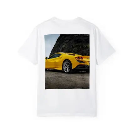 Ferrari F8 Yellow Supercar Rocky Coastal Road