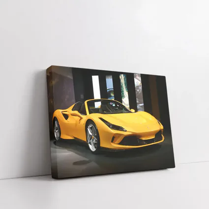 Ferrari F8 Spider Yellow Showroom Display