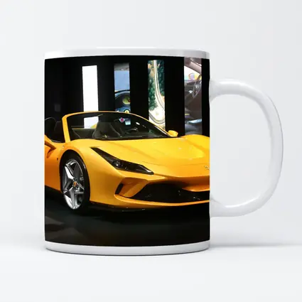 Ferrari F8 Spider Yellow Showroom Display