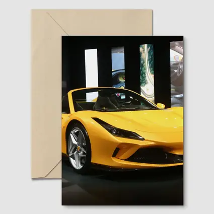 Ferrari F8 Spider Yellow Showroom Display