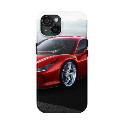 Ferrari F8 Tributo Red Mountain Background