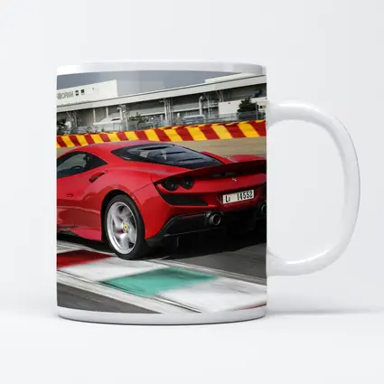 Ferrari F8 Tributo on Racing Track