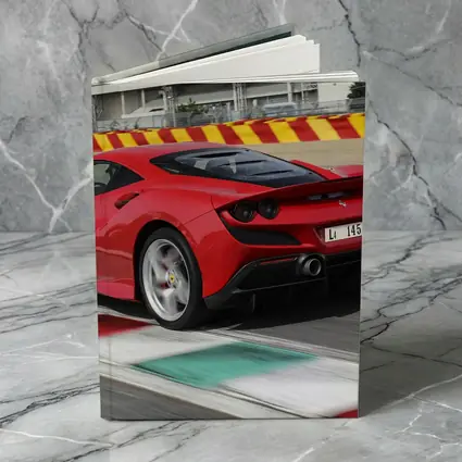 Ferrari F8 Tributo on Racing Track
