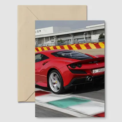 Ferrari F8 Tributo on Racing Track