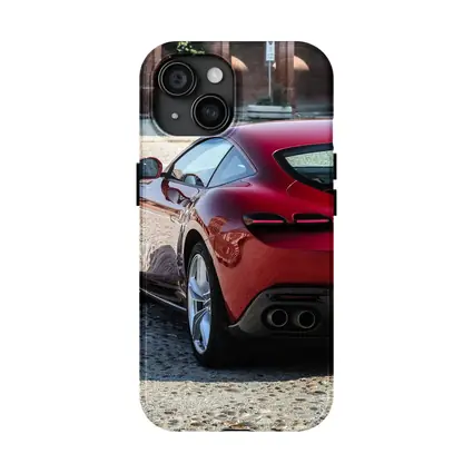 Ferrari Roma Red Coupe Cobblestone Square