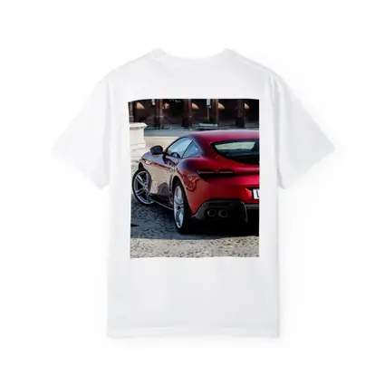 Ferrari Roma Red Coupe Cobblestone Square