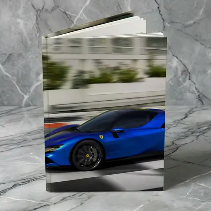 Ferrari SF90 Stradale Blue Racing Track