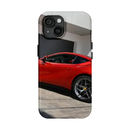Ferrari 812 Superfast Red Outdoor Showroom