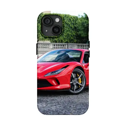 Ferrari F8 Tributo Red Paris Streets
