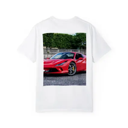 Ferrari F8 Tributo Red Paris Streets