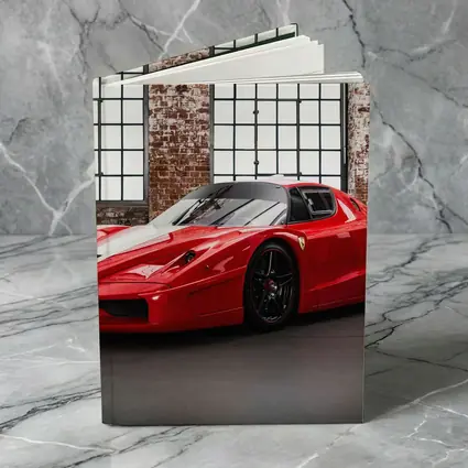 Ferrari FXX Red Supercar Industrial Garage
