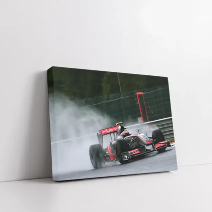 McLaren MP4 Formula One Wet Race Track