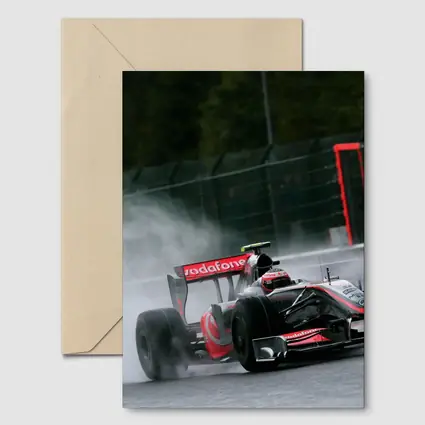 McLaren MP4 Formula One Wet Race Track