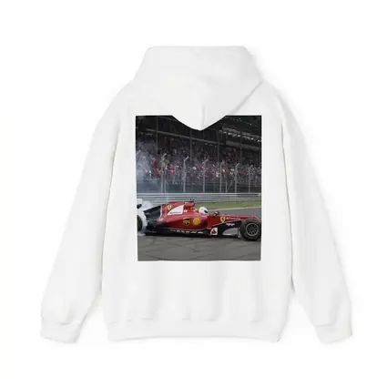 Ferrari Formula One Car Burnout Crowd