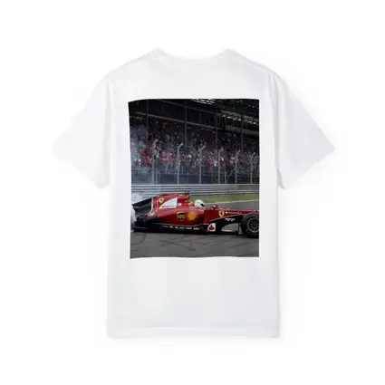 Ferrari Formula One Car Burnout Crowd