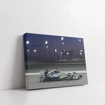 Mercedes-AMG F1 Car Night Race Track