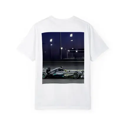Mercedes AMG F1 Car Night Race Track