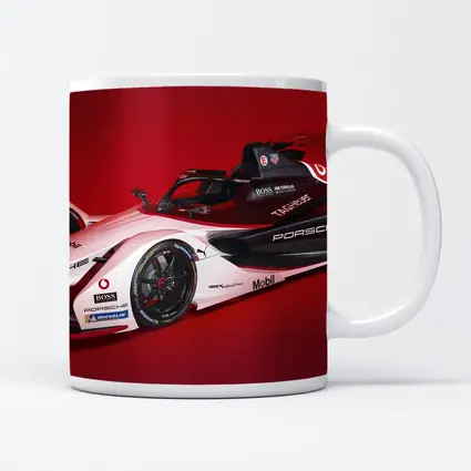 Porsche Formula E Electric Race Car Red