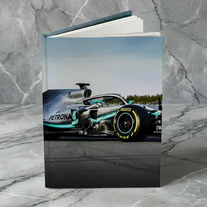 Mercedes Formula One Car on Race Track