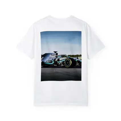 Mercedes Formula One Car on Race Track