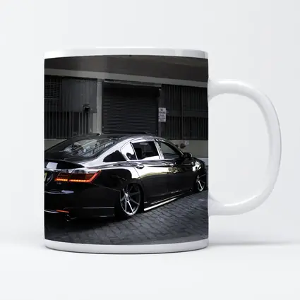 Honda Accord Slammed Black Urban Street