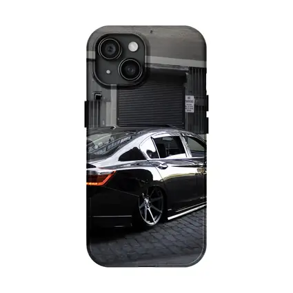Honda Accord Slammed Black Urban Street