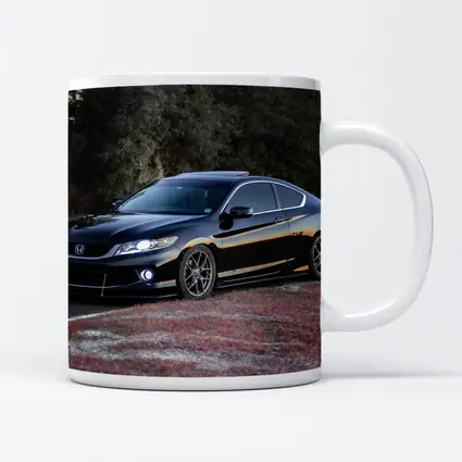 Honda Accord Coupe Black Street Scene