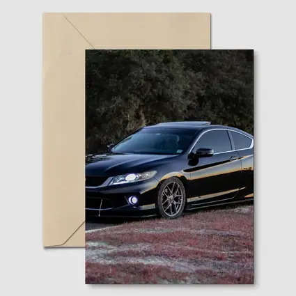 Honda Accord Coupe Black Street Scene