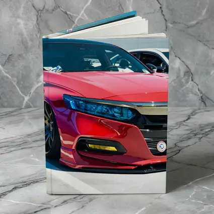 Honda Accord Slammed Red Car Show